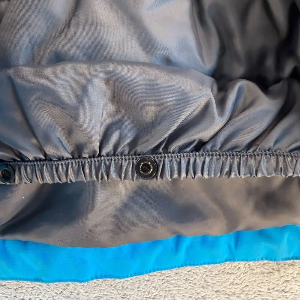 Obermeyer Kids Ski Jacket Size 2 Blue Hooded I-Grow Waterproof Winter Coat